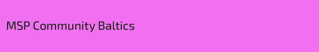 MSP Community Baltics